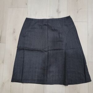 Ann Taylor Charcoal A-Line Skirt